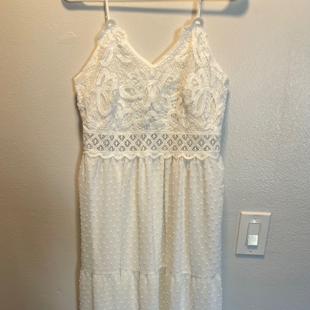 White Maxi dress